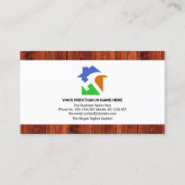 木材フェンスハンドイマン工具請負業者 名刺 (裏面)