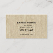 木材プロフェッショナルの木のトリミングのサービス 名刺 (裏面)