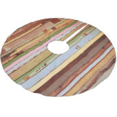 木材マテリアル：ヴィンテージ壁紙テクスチャ ブラッシュドポリエステルツリースカート (アングル)