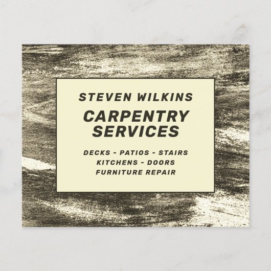 木材ミニマフェイクリスト チラシ (正面)