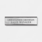 木材モダンプロフェッショナルプレート変更事務所 サインプレート (正面)