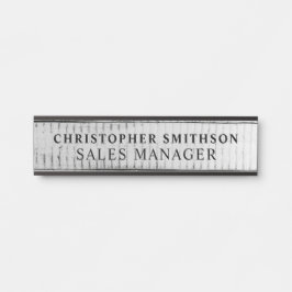 木材モダンプロフェッショナルプレート変更事務所 サインプレート