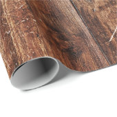 木材ラッ素朴ピング紙 ラッピングペーパー (ロールコーナー)