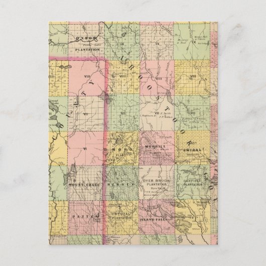 木材ランド4アトラスマップ ポストカード (正面)