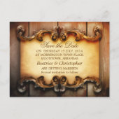 木材ヴィンテージはがきを保存する 案内ポストカード (正面)