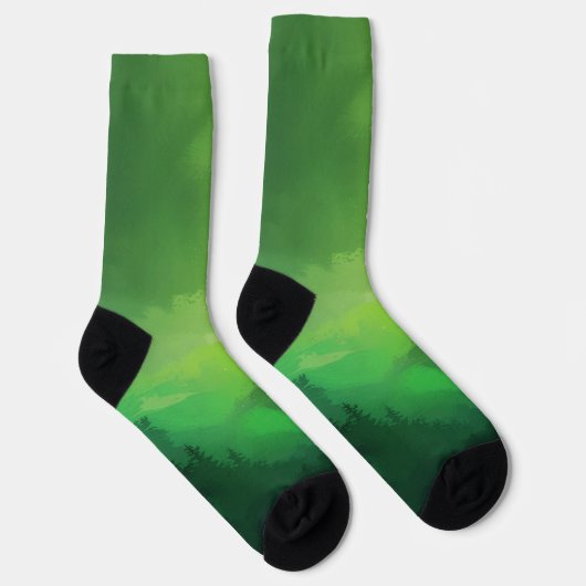 木材上昇 ソックス (右)