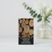 木材伐採業 名刺 (スタンド正面)