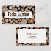 木材会社 名刺 (正面/裏面)