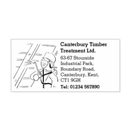 木材保存トリートメント業 セルフインキングスタンプ