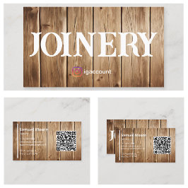 木材労働者組合せテンプレート 名刺