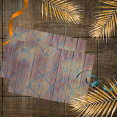 木材動揺してデコページの赤金ゴールドダマスク 薄葉紙