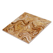 木材抽象芸術液 タイル (側面)