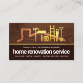 木材木材金ゴールド手利具屋上 名刺 (正面)