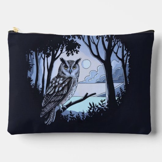 木材清算用アクセサリーパウチ旅行バッグ アクセサリーポーチ (正面)