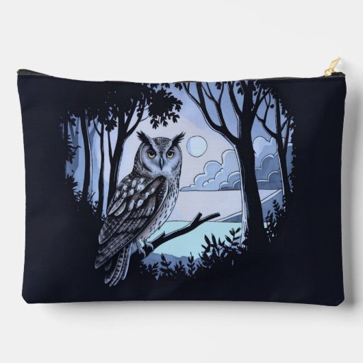 木材清算用アクセサリーパウチ旅行バッグ アクセサリーポーチ (裏面)