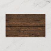 木材燃えたオレンジ色のカボチャフローラどれだけのアンディー エンクロージャーカード (裏面)