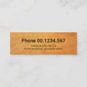 木材用の便利用具 スキニー名刺 (裏面)