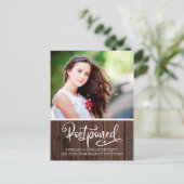 木材発素朴行パーティー延期 ポストカード (スタンド正面)