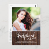 木材発素朴行パーティー延期 ポストカード (正面/裏面)