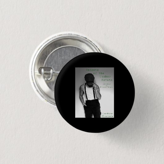 木材等の秘密 缶バッジ (正面&裏面)