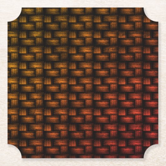 木材紙コースター ペーパーコースター (正面)