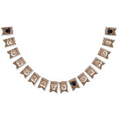 木材素朴の卒業パーティーのバンティング旗 バンティングフラッグ (全)