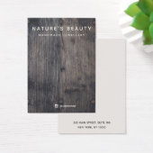 木材素朴イヤリングジュエリー表示カード (デスク)