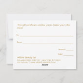 木材素朴ギフト証書 シーズンカード (裏面)