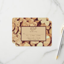 木材素朴ハート