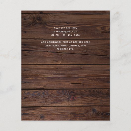 木材素朴彫刻ハート写真コラージュ予算 (裏面)