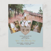 木材素朴彫刻ハート写真コラージュ予算 (正面)