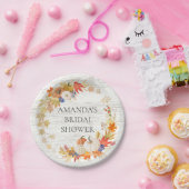 木材素朴紅葉シャワー7"プレート ペーパープレート (パーティー)