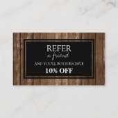 木材素朴紹介カード 紹介カード (正面)