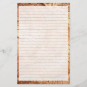 木材素朴製文房具紙 便箋 (正面)