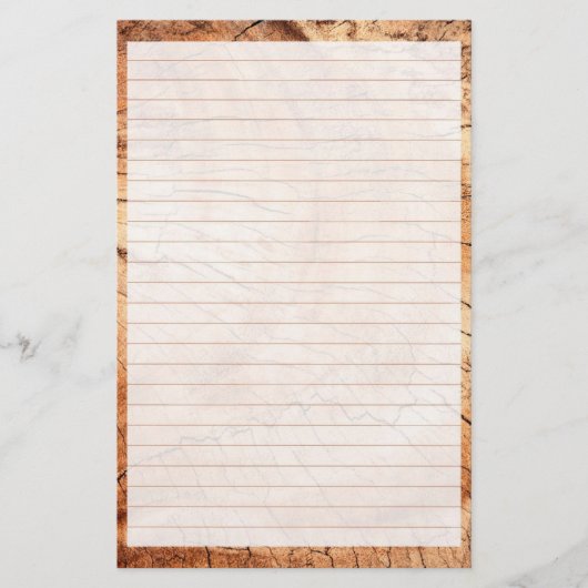 木材素朴製文房具紙 便箋 (正面)