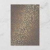 木材素朴金ゴールド紙吹雪結婚詳細 エンクロージャーカード (裏面)