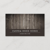 木材素朴-木工名刺 名刺 (正面)