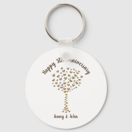 木材結婚の5周年記念 キーホルダー