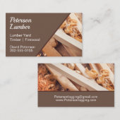 木材置場薪大工 名刺 (正面/裏面)