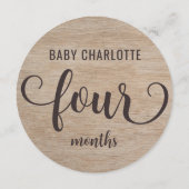 木材3素朴-4ヶ月ベビーマイルストーン記号 (裏面)