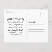 木材4の写真素朴を保存する 案内ポストカード (裏面)