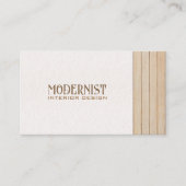 木材・コンクリート建築、インテリアデザイン 名刺 (正面)
