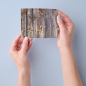 木材 チラシ (手)