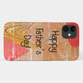 木材 – 幾何学模様 – 父の日 Case-Mate iPhoneケース (裏面(横))