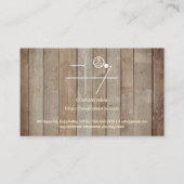 木材/床業務用名刺 名刺 (裏面)