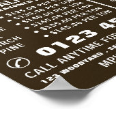 木材・木材・木材ヤード広告ズ ポスター (角)