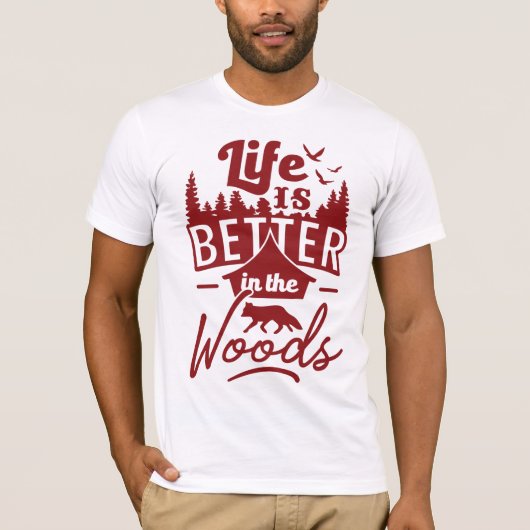 木材 Tシャツ (正面)