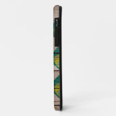 木材iPhone 5/5Sケース上の孔雀パターン Case-Mate iPhoneケース (裏面/左)