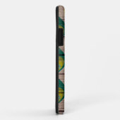 木材iPhone 5/5Sケース上の孔雀パターン Case-Mate iPhoneケース (裏面/右)