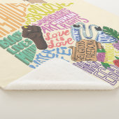 木村健司やさしさが全てシェルパ毛布 シェルパブランケット (3/4)